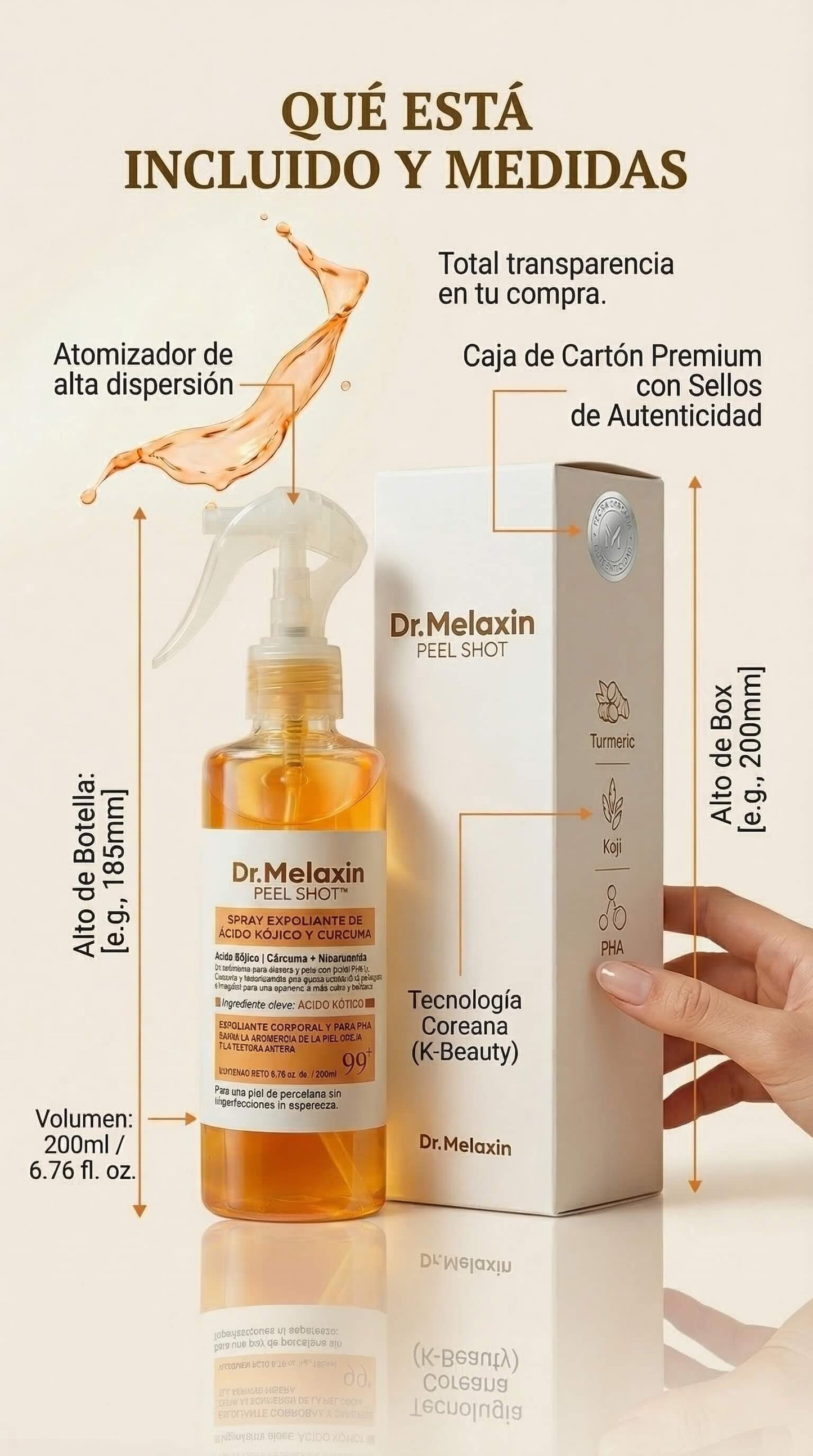 Dr. Melaxin Peel Shot™ Exfoliante Corporal
